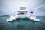 Power Catamaran 47 yacht on rent in phuket